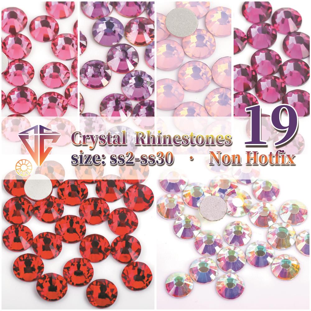 Nail Art Fuchsia - VC Light Pink/Rose /Fuchsia /Rose Glass