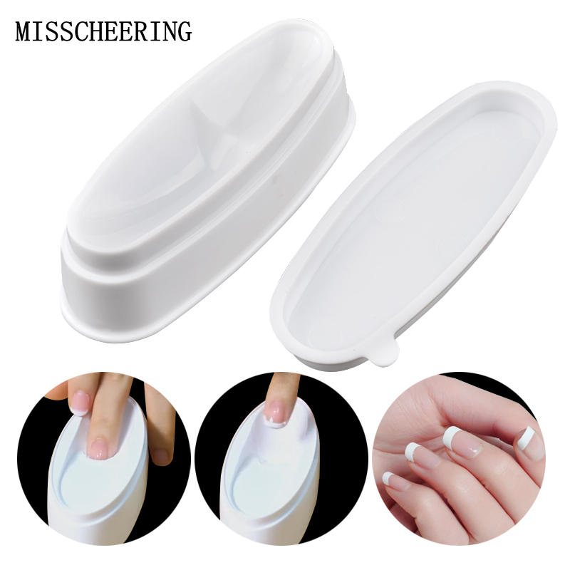 Nail Art France - 1pcs Powder Glitter Dust Dipping Tray