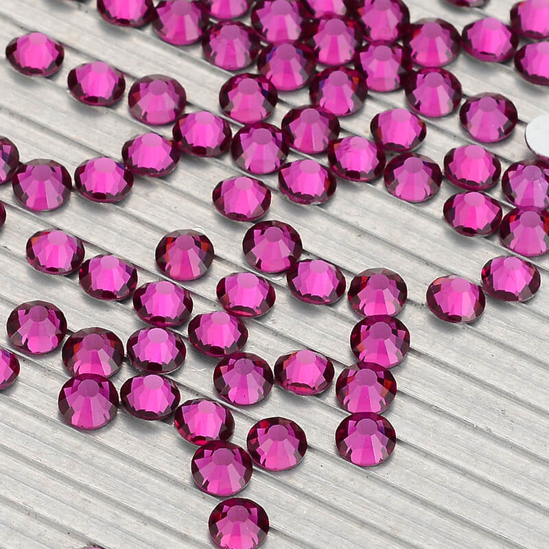 Fuchsia Sáng SS3-SS50 Kính Pha - đánh giá và giá Nail Art Fuchsia