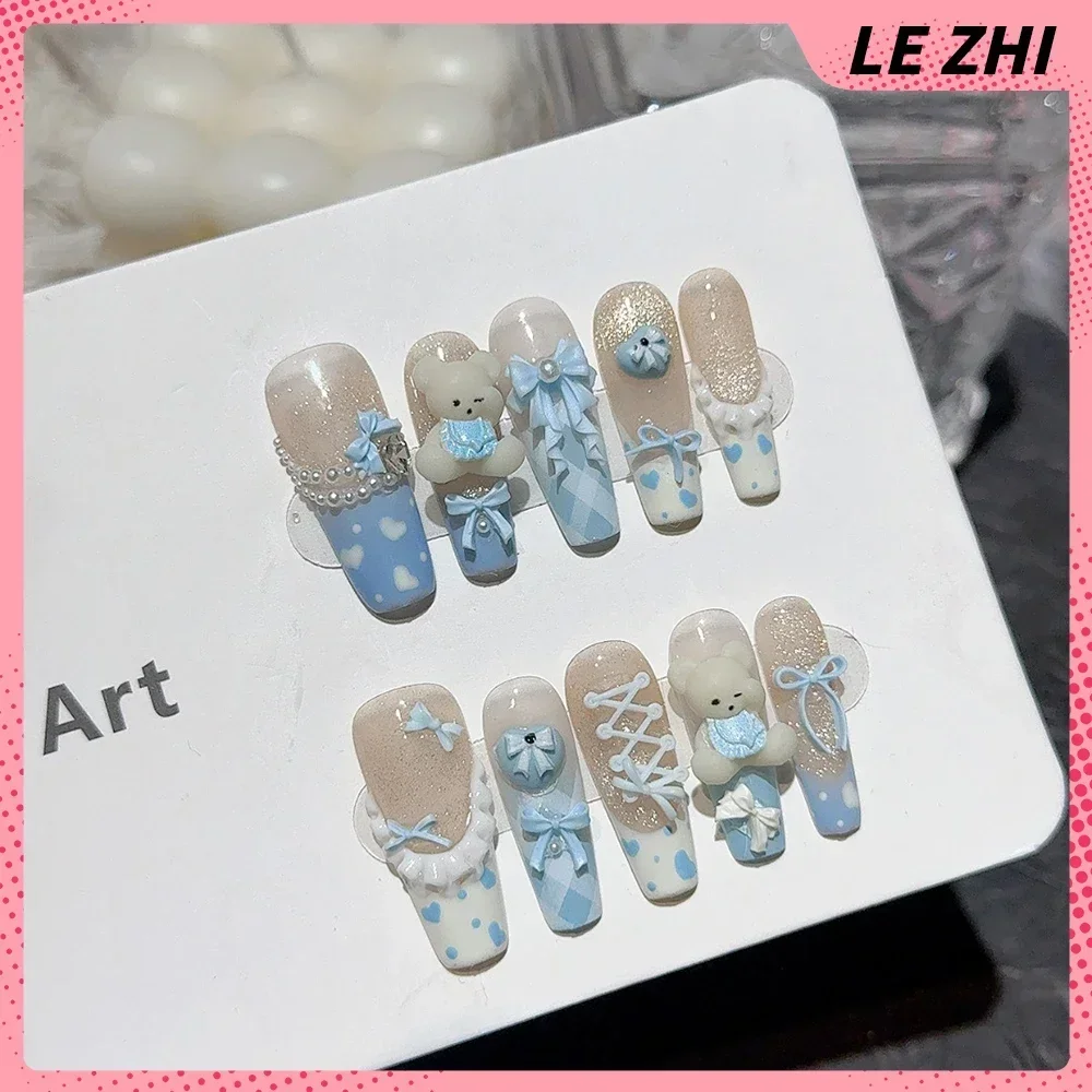10Pcs Long Coffin Stiletto Lit - đánh giá và giá Nail Art France