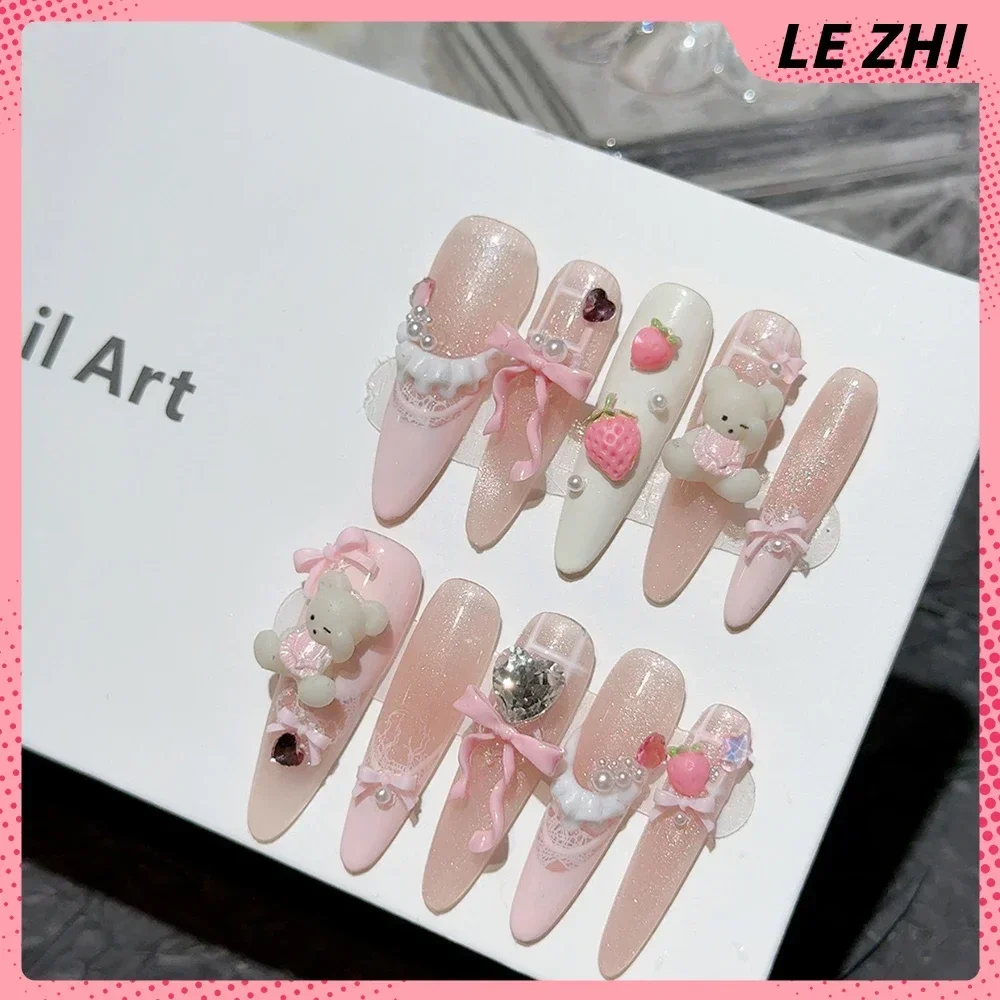 10Pcs Long Coffin Stiletto Lit - đánh giá và giá Nail Art France